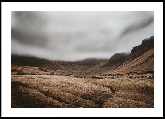 Rural Faroe Islands Plakat Plakat / 40x50cm