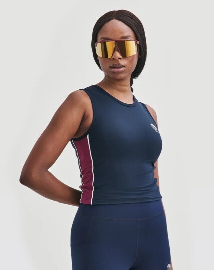 YMR Bäckaryd Vest Dame Navy Burgundy M YMR Bäckaryd Vest Dame Navy Burgundy M