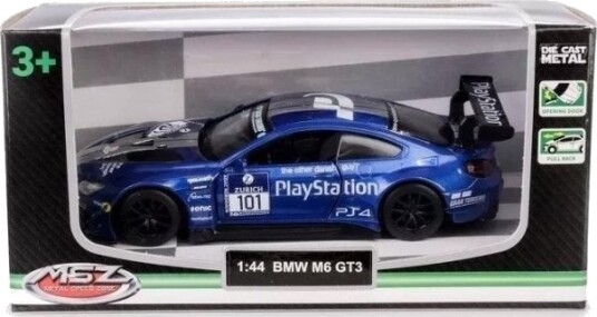 Daffi Msz 1:44 Bmw M6 Gt3/67381a/blå Daffi Msz 1:44 Bmw M6 Gt3/67381a/blå