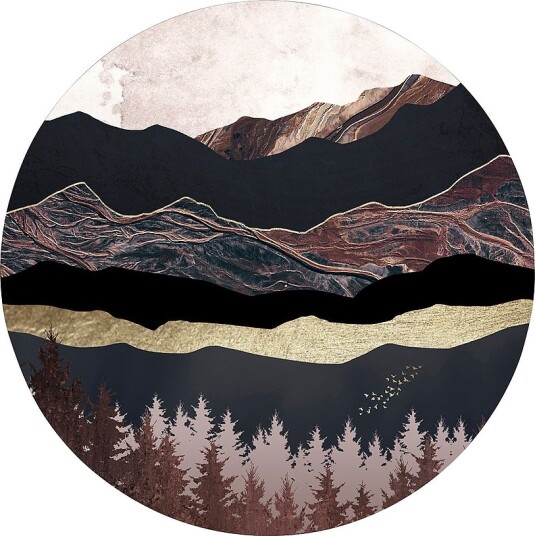 MalerifabrikkenBilde Autumn Mountains 2RødBilder & skilt