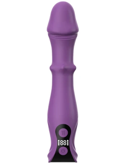 3-in-1 Vibrating Dildo With LCD Display