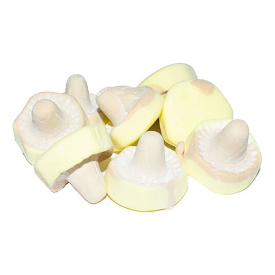 ERT Godis Singel Skumsopper Banankaramell Storpakning - 1 kg ERT Godis Singel Skumsopper Banankaramell Storpakning - 1 kg
