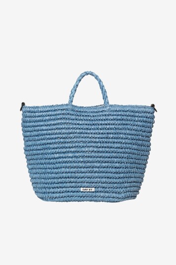 DAY ET   Vesken Day Summer Straw Travel Bag   Blå