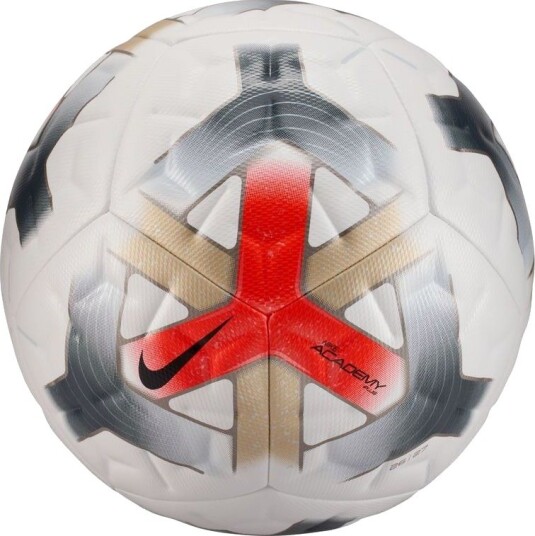 Nike Fotball Academy Plus Break Em' Hvit/Rød/Antrasitt Str. 5