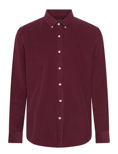 Morris Douglas Cord Shirt Slim Fit Burgundy XXXL Morris Douglas Cord Shirt Slim Fit Burgundy XXXL