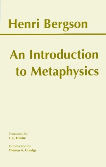 An Introduction To Metaphysics Av Henri Bergson