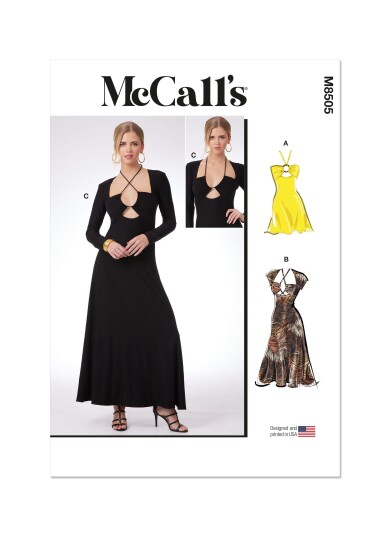 McCall's 8505 Kjole U5 16-18-20-22-24 McCall's 8505 Kjole U5 16-18-20-22-24