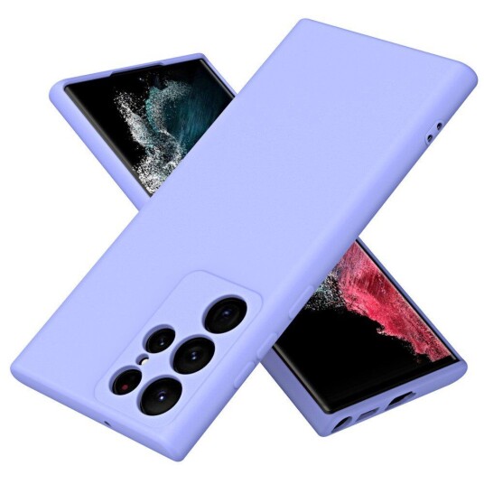 INCOVER Samsung Galaxy S23 Ultra Silikon Deksel - Lilla