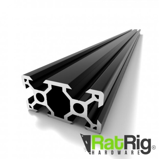 RatRig V-SLOT 2040 - Black Anodized 1000mm