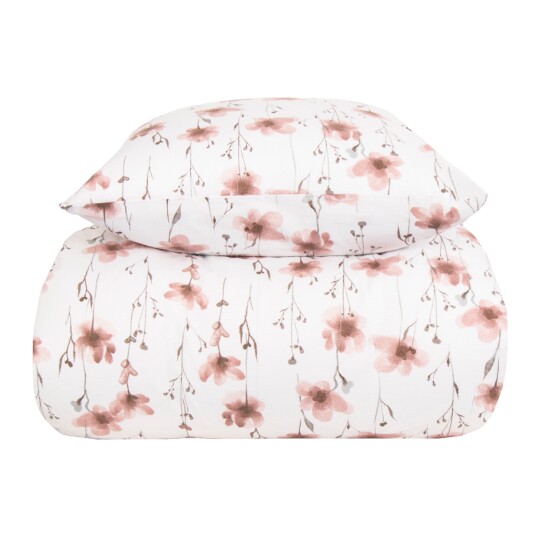 By Night Sengesett 240x220 - Kingsize - 100% bomullsflanell - Flower Rose - By Night By Night Sengesett 240x220 - Kingsize - 100% bomullsflanell - Flower Rose - By Night