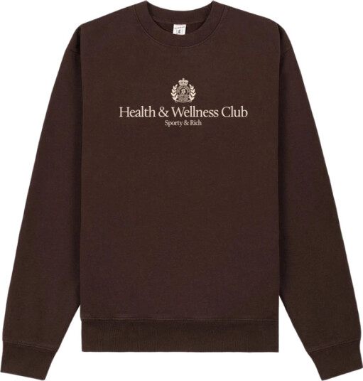 Sporty & Rich Dame Gensere & Hettegensere Brun M,
