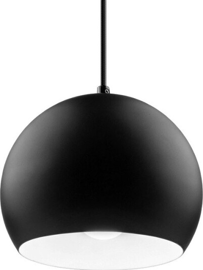 Home Décor GLOBE Sort Ø20cm pendel   E27 fatning 2m ledning metall