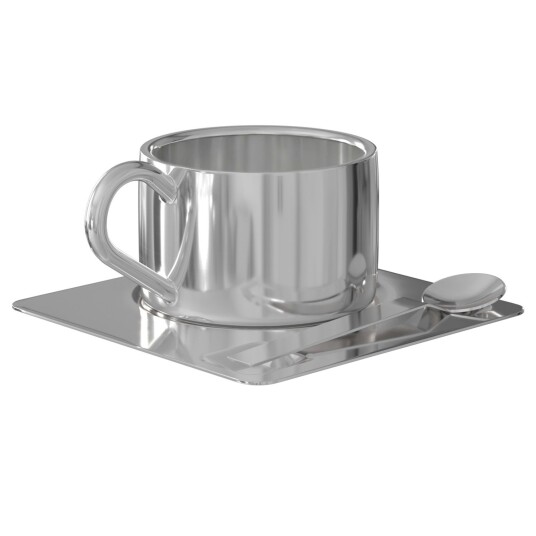 Nichba Steel Cup Trio Kaffekopp Rustfritt Stål Nichba Steel Cup Trio Kaffekopp Rustfritt Stål