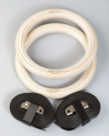 LEVITY Wooden Gym Rings LEVITY Wooden Gym Rings