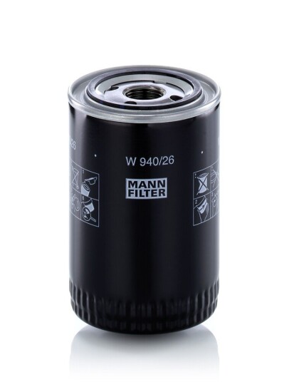 Oljefilter MANN FILTER W 940/26 Oljefilter MANN FILTER W 940/26