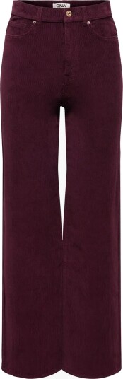 ONLY Onlhope Global Hw Wide Cord Pnt Noos Burgundy 36 x 32