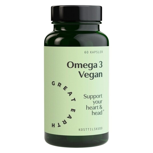 Great Earth Omega 3 Vegan 60pcs Great Earth Omega 3 Vegan 60pcs