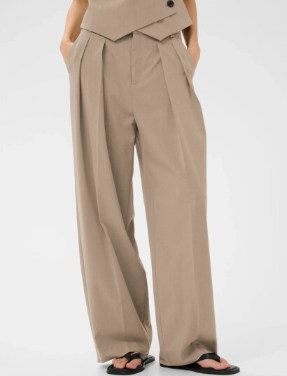 InWear Cierraiw Wide Pant Beige 44 InWear Cierraiw Wide Pant Beige 44