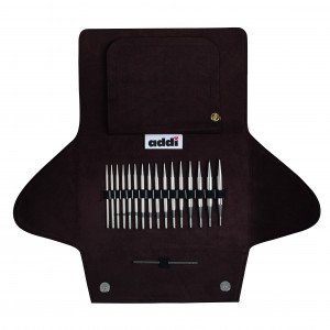 Addi Click Lace Korte Utskiftbare Rundpinnesett 40-100cm 3,5-8mm 8 s Addi Click Lace Korte Utskiftbare Rundpinnesett 40-100cm 3,5-8mm 8 s