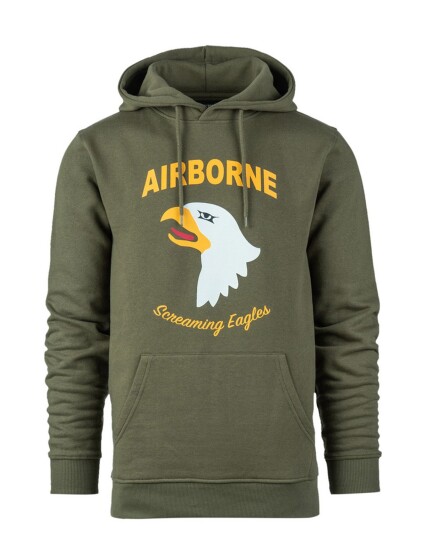 Fostex hettegenser 101 St Airborne Eagle Grønn