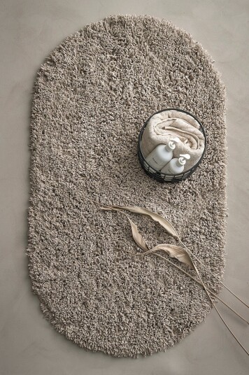 Ellos Home Baderomsmatte Chenille Natur
