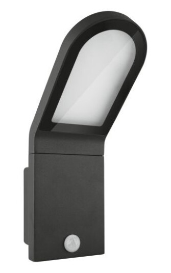 LEDVANCE LED Facade Edge Veggarmatur 12 W, 3000 K, 740 lm, sensor Grå, Belysning