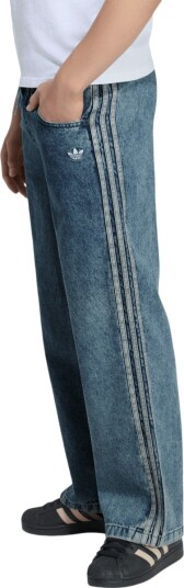 Adidas Originals Jeans Firebird Den Tp Blå Adidas Originals Jeans Firebird Den Tp Blå