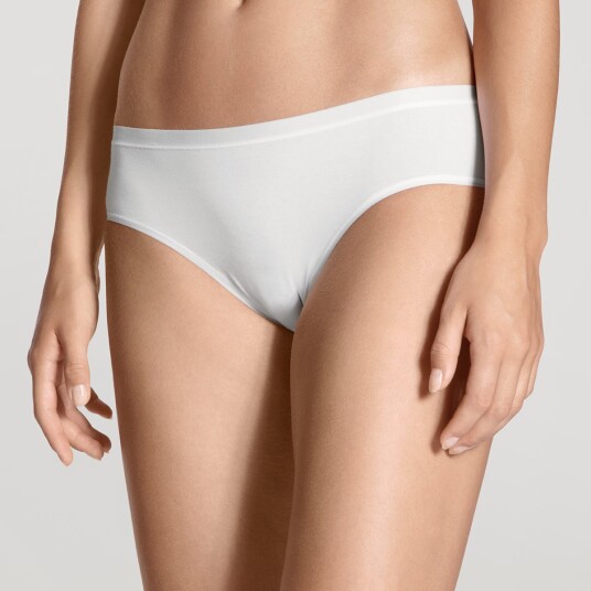 Calida Truser Natural Comfort Brief Hvit bomull Large Dame Calida Truser Natural Comfort Brief Hvit bomull Large Dame