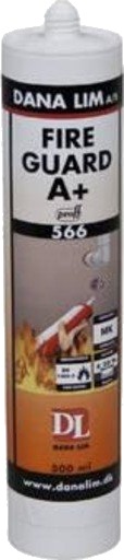 Dana Lim Fire Guard A+ 566 Brannfugemasse Hvit 300ml Dana Lim Fire Guard A+ 566 Brannfugemasse Hvit 300ml