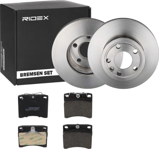 Bremseskiver og klosser RIDEX 3405B0485