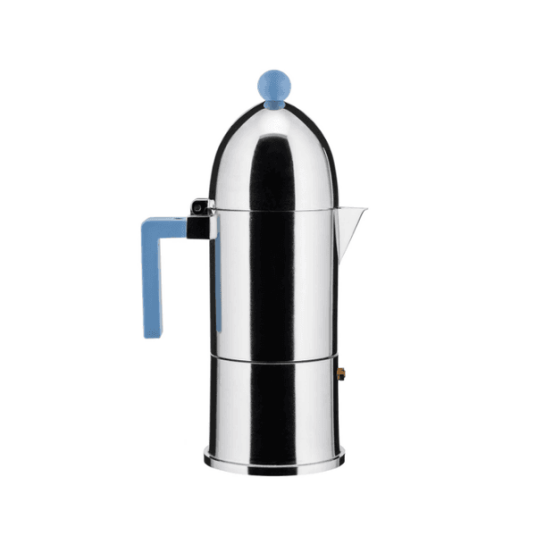 Alessi La Cupola Espressokanne 6 kopper Lys Blå