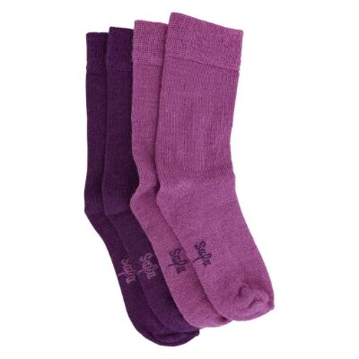Safa Vamle Sokker 2 Par Cerise 19-22
