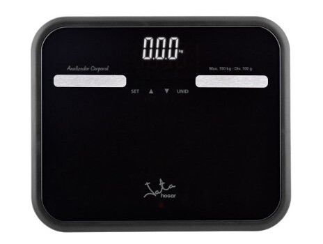 Jata 538 Elektronisk Personvekt 150 Kg 100 G Sort Kg Lb Rektangel