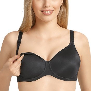 Anita BH Microfiber Underwire Nursing Bra Svart C 85 Dame Anita BH Microfiber Underwire Nursing Bra Svart C 85 Dame