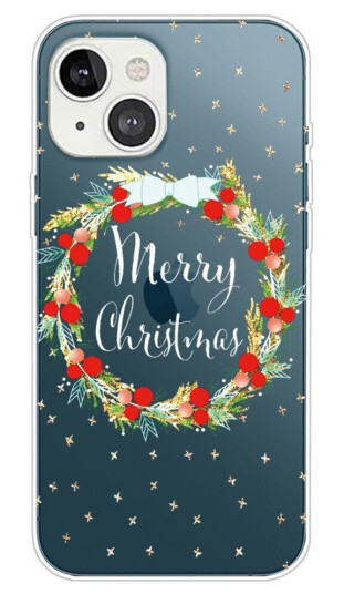 INCOVER iPhone 14 Plus TPU Plast Jul Deksel - Julekrans