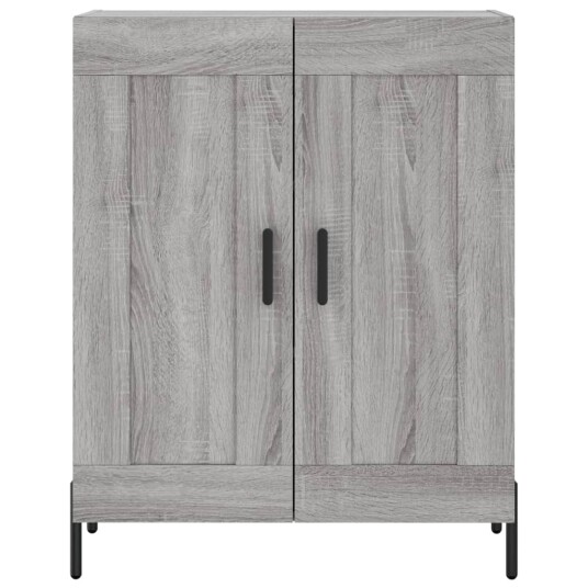 vidaXL Skjenk grå sonoma 69,5x34x90 cm konstruert tre