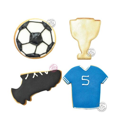 Scrapcooking Utstikkersett Fotball Pk/4 Scrapcooking Utstikkersett Fotball Pk/4