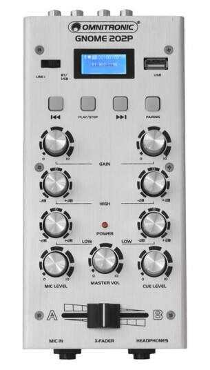 Omnitronic GNOME 202P Sølv Omnitronic GNOME 202P Sølv