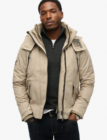 Superdry Mountain Windcheater Beige S Superdry Mountain Windcheater Beige S