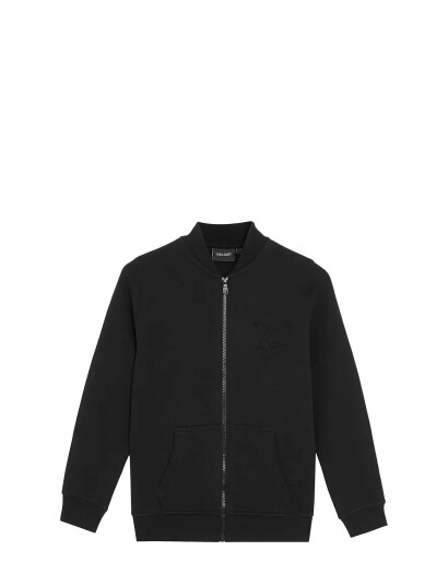 Lyle & Scott Embossed Eagle Track Jacket Black 170-176 Lyle & Scott Embossed Eagle Track Jacket Black 170-176