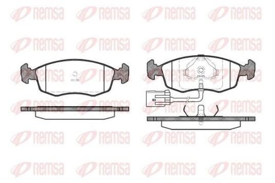 Bremseklosser REMSA 0172.22 Bremseklosser REMSA 0172.22
