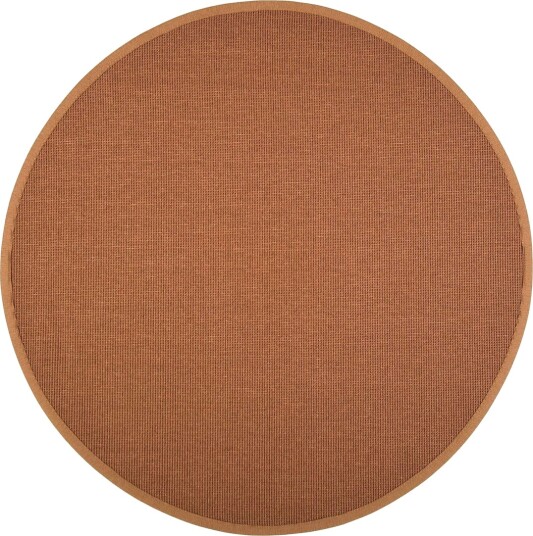 Esmeralda Matte Rund 133 cm Kobber - Vm Carpet