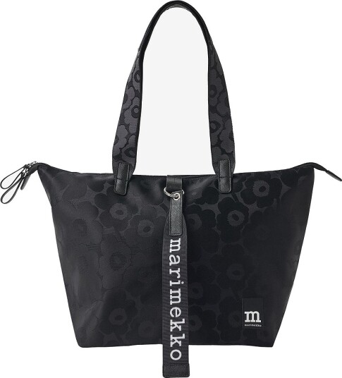 Marimekko   Tote  veske i størrelse M Unikko   Svart