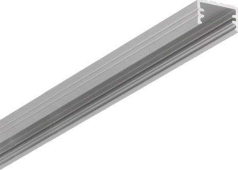 Topmet 1m aluminiumsprofil SLIM8 AC2/Z Anodisert påbygging LED skinne Topmet 1m aluminiumsprofil SLIM8 AC2/Z Anodisert påbygging LED skinne