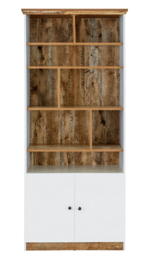 Loft24 Bokhylle Castor, 8 ?pne rom, 2 d?rer 1743508-01-0 1743509-01-0