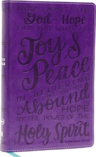 Nkjv, Holy Bible For Kids, Verse Art Cover Collection, Leathersoft, Purple, Comfort Print Av Thomas Nelson