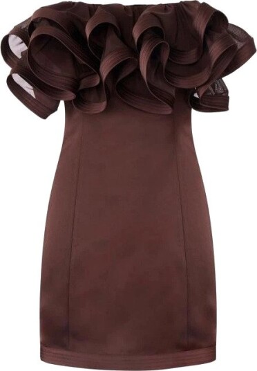 Elisabetta Franchi Dame Kjoler Brun S,