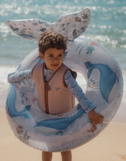 Little Dutch Little Dutch Svømmevest 2 3 År Ocean World Brown ONE SIZE