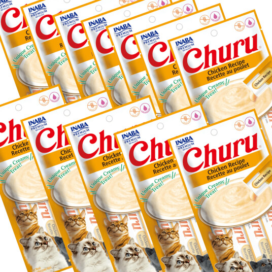 Ciao Churu Kattesnacks Kylling med Laks 4 stk Ciao Churu Kattesnacks Kylling med Laks 4 stk