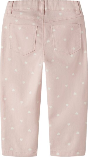 Name It Jeans - NmfBella - Lotus/Hearts - Name It - 6 år (116) - Jeans - Rosa